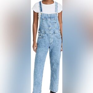 Free People Ziggy Blue Denim Overalls